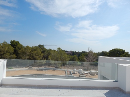 View from Villa Amapola HUGE roof solarium
